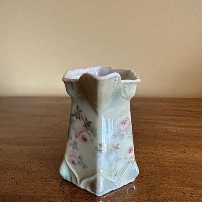 Sugar & Creamer Set with Floral Design