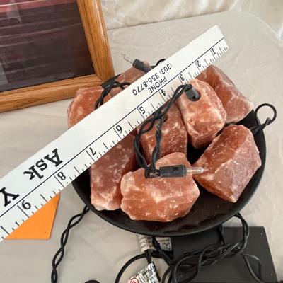 Print and salt rock display