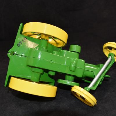 Lot of 2 Cast Iron John Deere Tractors