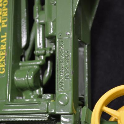 Lot of 2 Cast Iron John Deere Tractors
