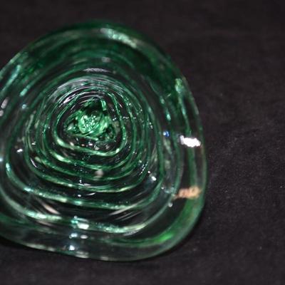Vintage FENTON Art Glass Pear Trinket Dish 4.5”