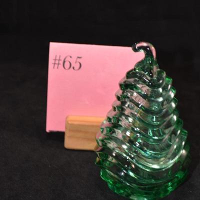 Vintage FENTON Art Glass Pear Trinket Dish 4.5”