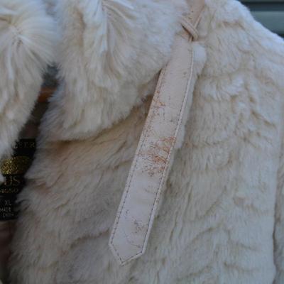 ‘Donna Salyers Fabulous Furs’ Faux Coat, Size XL
