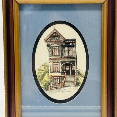 Scenes From San Francisco Framed and Signed Print by Eileen David