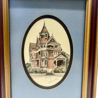 Scenes From San Francisco Framed and Signed Print by Eileen David