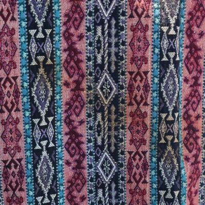 Vintage EKSON Woven Textile Rug Tapestry 76”x52” AS IS