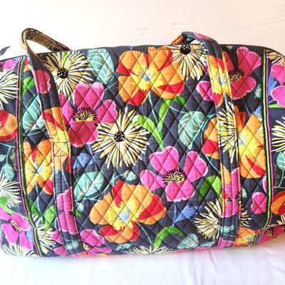 Lot #14 VERA BRADLEY Weekender Bag - Zazzy Blooms pattern