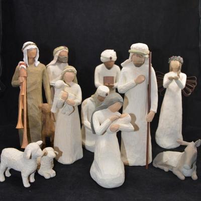 WILLOW TREE Nativity w/ Original Boxes, 11 Pieces