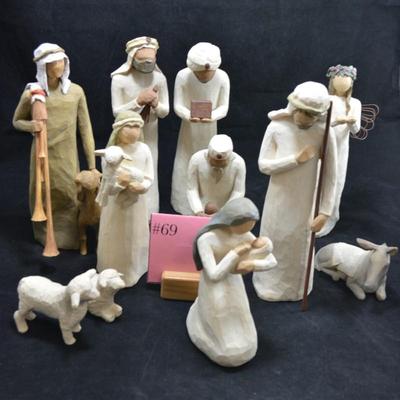 WILLOW TREE Nativity w/ Original Boxes, 11 Pieces