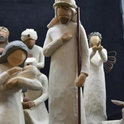 WILLOW TREE Nativity w/ Original Boxes, 11 Pieces