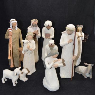 WILLOW TREE Nativity w/ Original Boxes, 11 Pieces