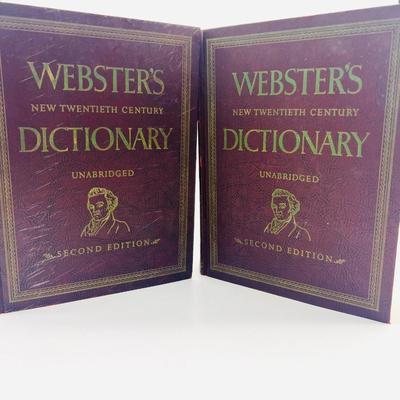 1956 Webster's New Twentieth Century Dictionary Unabridged 2nd Edition