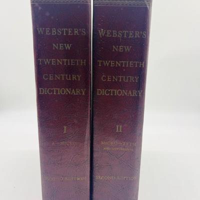 1956 Webster's New Twentieth Century Dictionary Unabridged 2nd Edition