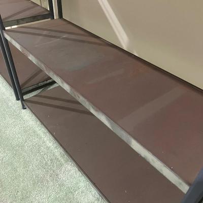 Pair of Metal Shelves - Lot A