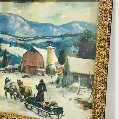 Jack Sessions “Winter Farm Scene”
