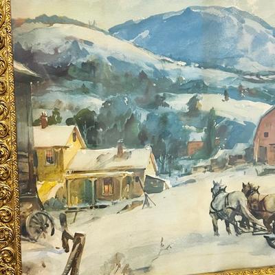 Jack Sessions “Winter Farm Scene”