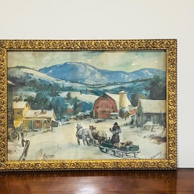 Jack Sessions “Winter Farm Scene”