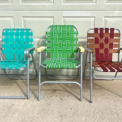 Vintage Aluminum Chair Lot Of 7~ Read Details