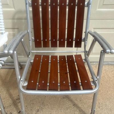 Vintage Aluminum Chair Lot Of 7~ Read Details