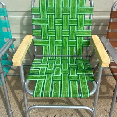 Vintage Aluminum Chair Lot Of 7~ Read Details