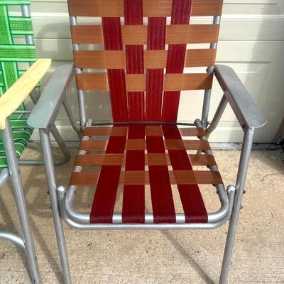 Vintage Aluminum Chair Lot Of 7~ Read Details