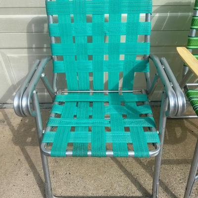 Vintage Aluminum Chair Lot Of 7~ Read Details