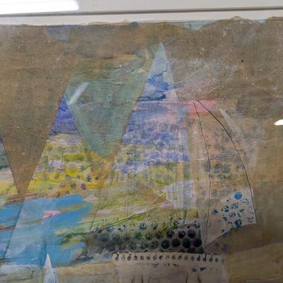 Framed Painting "Sail Away" Artist Jo Patton