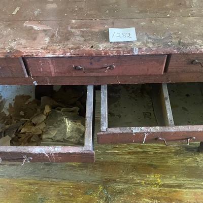 Vintage Possum Belly Bread Baking Table