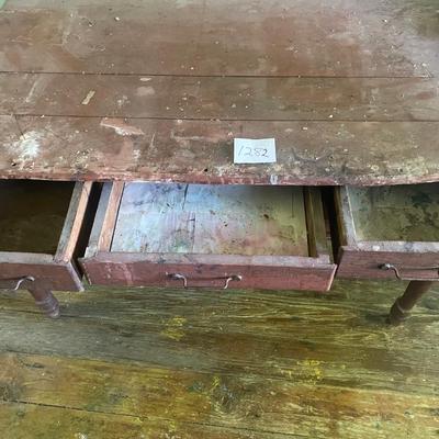 Vintage Possum Belly Bread Baking Table