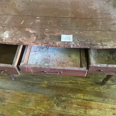 Vintage Possum Belly Bread Baking Table