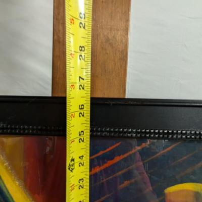 Framed Painting Signed By Artist At The Bottom