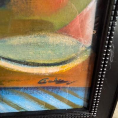 Framed Painting Signed By Artist At The Bottom