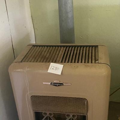 Vintage Monogram Gas Fired Vented Room Heater