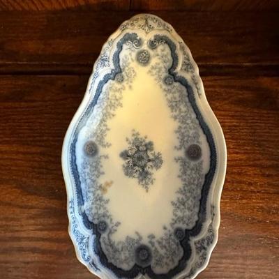 A Bundle of Plates with Various Blue & White Patterns