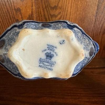 A Bundle of Plates with Various Blue & White Patterns