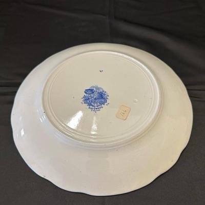A Bundle of Plates with Various Blue & White Patterns