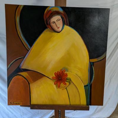 K Fowler Painting On Canvas