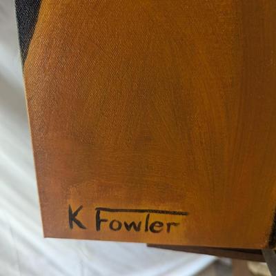 K Fowler Painting On Canvas