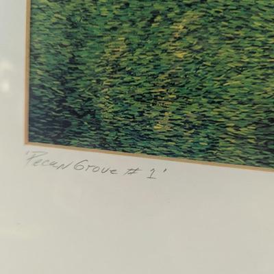 Framed Painting "Pecan Grove" By Laura Hart Worsham