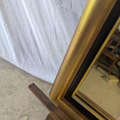 Framed Beveled Wall Mirror