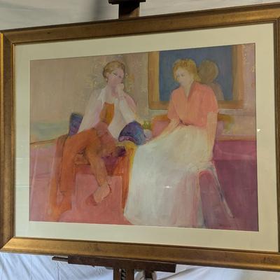 Framed Art Painting Signed By The Artist M. Nickerson