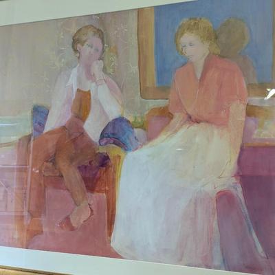 Framed Art Painting Signed By The Artist M. Nickerson