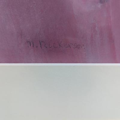 Framed Art Painting Signed By The Artist M. Nickerson