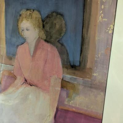 Framed Art Painting Signed By The Artist M. Nickerson