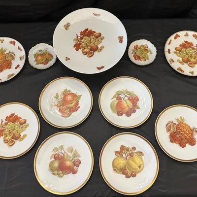 Collection of Fruit Design Plates