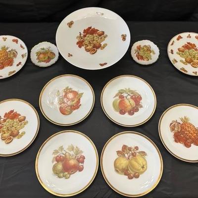 Collection of Fruit Design Plates