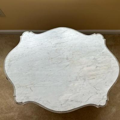 Victorian Style Marble Table With Stunning Carved Detailing