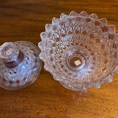 Lot of Vintage Glass Candy Dishes and Small Bowls