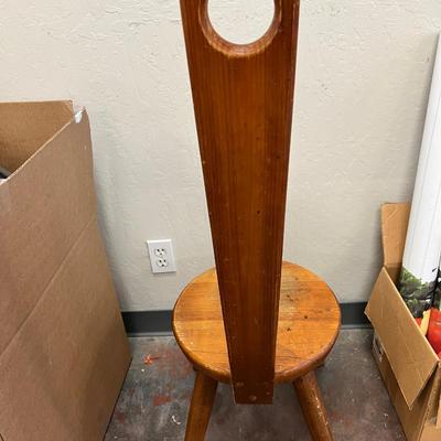 1950s Fireplace Keyhole chair MCM