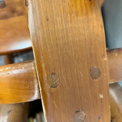 1950s Fireplace Keyhole chair MCM